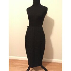 A.L.C. Black Pencil Skirt, Size 6